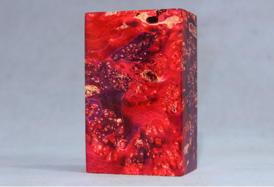 Stabilized Maple Burl Wood Mod Block